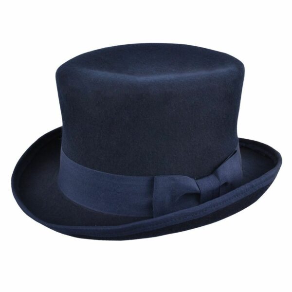 Traditional top hat Black wool top hat
